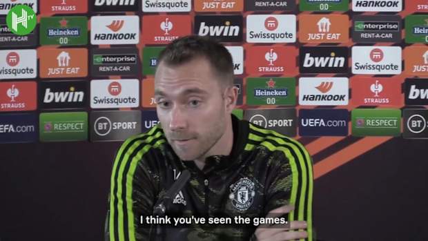 Eriksen on Casemiro: 'It's lovely to play with him'